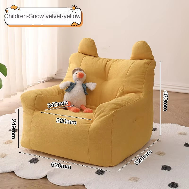 K-STAR Cute and Lazy Sofa Mini Casual Seat Cartoon Children'S Sofa Reading Men and Women Simple Sofa Baby Sofa 2024 Dropshopping